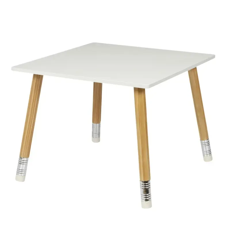 Set Mesa Infantil Proline con 2 Sillas Blanco HD6740 NS