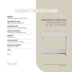 Mesa Recibidora De Arrime Auxiliar Blanco Deco Minimalista