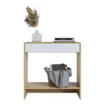 Mesa Recibidora De Arrime Auxiliar Nordica Deco Minimalista