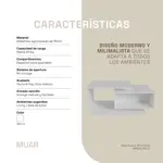 Mesa Ratona Moderna Centro Melamina Minimalista Mr02 Blanco