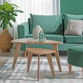 Set X2 Mesas Living Lund Oval