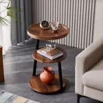 Mesa De Arrime 3 Niveles Madera Y Metal Premium 60cm Alto