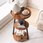 Mesa De Arrime 3 Niveles Madera Y Metal Premium 60cm Alto