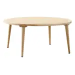 Set De Mesas Bajas Ratonas Holy De Madera De Haya Laqueadas. Natural