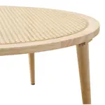 Set De Mesas Bajas Ratonas Holy De Madera De Haya Laqueadas. Natural