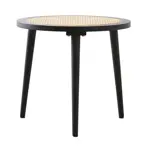 Set De Mesas Bajas Ratonas Holy De Madera De Haya Laqueadas. Negro