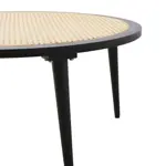 Set De Mesas Bajas Ratonas Holy De Madera De Haya Laqueadas. Negro