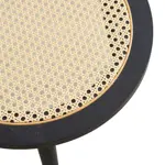 Set De Mesas Bajas Ratonas Holy De Madera De Haya Laqueadas. Negro