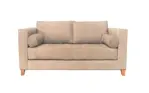 Sillon Sofa 2 Cuerpos Bruselas Pana Beige (Claro) 1.60 MTS