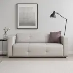 Sillon Sofa Basic Ecocuero Natural 160 x 75