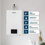 Calefón Philco 14 Lts Por Minuto  Tiro Forzado Blanco PHCA14B