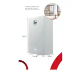 calefon 14 litros digital tiro forzado rheem r7-14l-gn-xi-tf-b t.