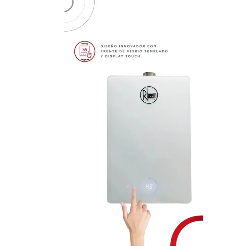 calefon 14 litros digital tiro forzado rheem r7 14l gn xi tf b t.