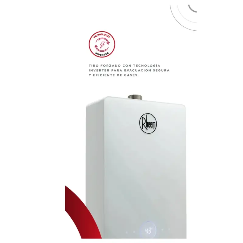 calefon 14 litros digital tiro forzado rheem r7 14l gn xi tf b t.