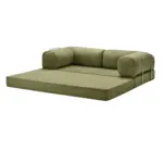 Sofá Teddy Pana Canellon Verde Uva 