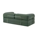 Sillon Teddy Luxury Pana Verde Ingles 