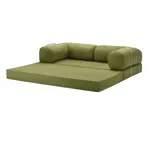 Sillón Teddy Luxury Pana Verde Oliva