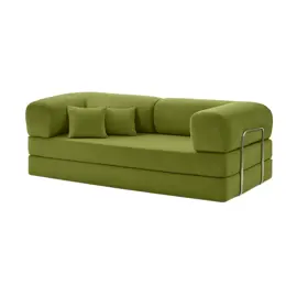 Sillón Teddy Luxury Pana Verde Oliv...
