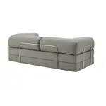 Sillón Teddy Luxury Pana Gris Claro 