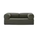 Sillón Teddy Luxury Pana Gris Oscuro 