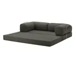 Sillón Teddy Luxury Pana Gris Oscuro 