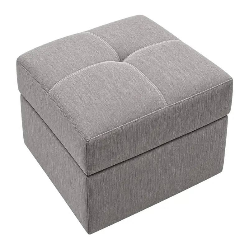 Poltrona Versa 75 x 78 con Puff Chenille Stone