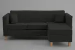 Esquinero Guatemala Lino Gris Oscuro 