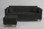 Esquinero Guatemala Lino Gris Oscuro 