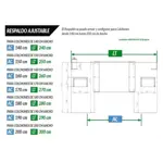 Cabecera Respaldo de Cama con 2 Mesas Flotantes Helsinki