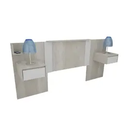Cabecera Respaldo De Cama Con 2 Mes...