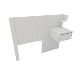 Respaldo Con 1 Mesa Flotantes 80100...