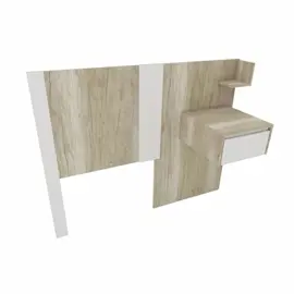 Respaldo Con 1 Mesa Flotantes 80100...