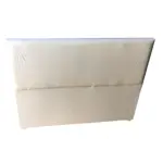 Respaldo Para Sommier 2 Plazas 140cm Tapizado Liso Pana Beige