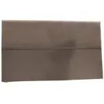 Respaldo Sommier King Size 2 Metros Tapizado Alpha Liso Castaño