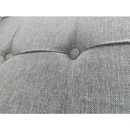 Respaldo Sommier King Size 2 Metros Alpha Capitone Cuadrado Color Peltre