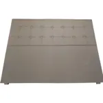 Respaldo Sommier Super Queen 160 Alpha Capitone Cuadrado  Color Lino