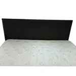 Respaldo Para Sommier 2 Plazas 140cm Tapizado Liso Pana Negro