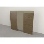 Respaldo Juvenil 1.18m x 1.03 de alto madera Tables 6429 Nogal-Gris
