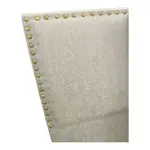 Respaldo Para Sommier 2 Plazas 140cm Alpha Tachas Liso Color Lino