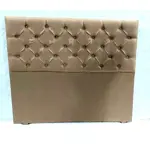 Respaldo Sommier 2 Plazas 140 Multicapitone Rombos Alpha Color Havano