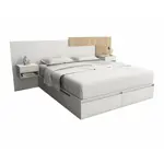 Box De Cama Cajonera Zapatero 6444 King Base Sommier 180 Blanco
