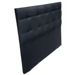 Respaldo Sommier Ayfa Tela Rustica Capitone Queen 160cm