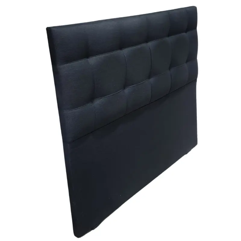Respaldo Sommier Ayfa Tela Rustica Capitone Queen 160cm