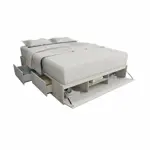 Box De Cama Cajonera Zapatero 6443 Queen Base Sommier 160 Nevado con Everest