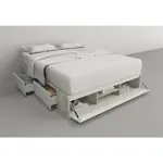 Box De Cama Cajonera Zapatero 6443 Queen Base Sommier 160 Nevado con Everest