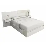 Box De Cama Cajonera Zapatero 6443 Queen Base Sommier 160 Nevado con Everest