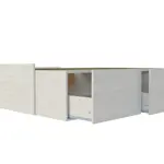 Cama Box Regulable Orlandi 2 Plazas a King 140 a 200 Cm