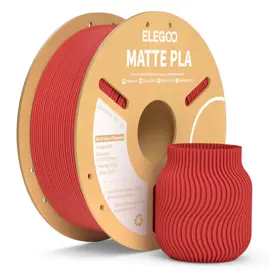 Filamento  Pla Matte1.75Mm1KgRojo R...