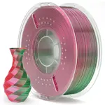 FILAMENTO ELEGOO SILK PLA -1.75mm-1KG- VERDE ROJO