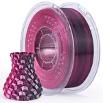FILAMENTO ELEGOO SILK PLA -1.75mm-1KG- NEGRO ROJO